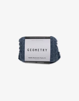 Midnight Blue Waffle Washcloth Set - JSQ Mercantile