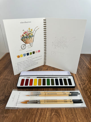 Garden Watercolor Workbook