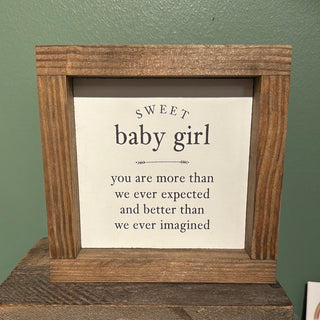 Baby Girl Decor, Babys Room, Girls Room, Wood Sign, Handmade