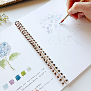 Flower Watercolor Workbook - JSQ Mercantile