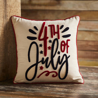 4th Of July Pillow with Insert 18" x 18"