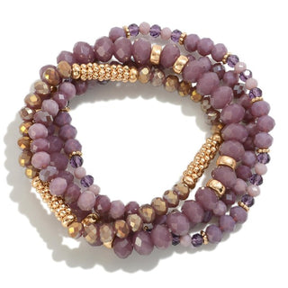 Stackable bead bracelet