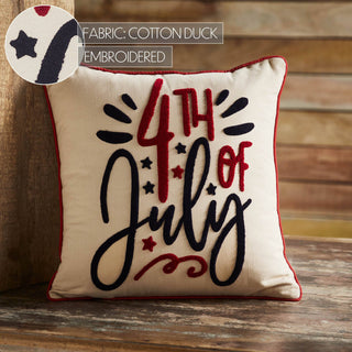 4th Of July Pillow with Insert 18" x 18"