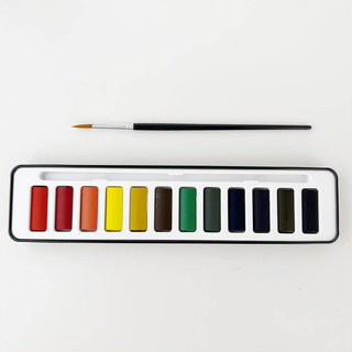 Watercolor Paint Set with Brush - JSQ Mercantile