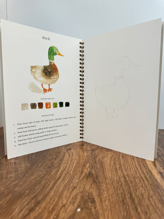 Animals Watercolor Workbook