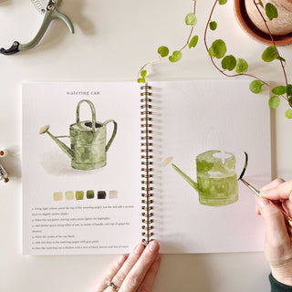 Garden Watercolor Workbook - JSQ Mercantile