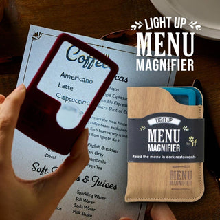 Light Up Menu Magnifier: Wine