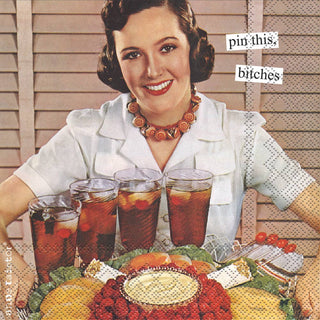 Paper Cocktail Napkins Pack of 20 Anne Taintor Pin This