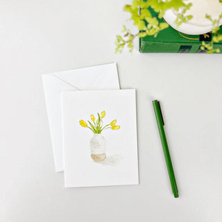 Set of 8 Flower Notecards with Envelopes