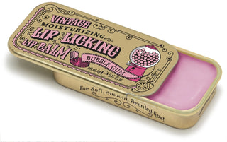 Lip Licking Lip Balm in a Vintage Themed Tin