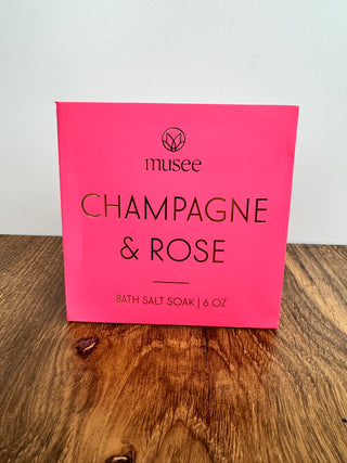 Champagne & Rose Mini Bath Salt Soak