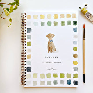 Animals Watercolor Workbook - JSQ Mercantile