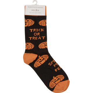 Trick Or Treat Smell My Feet Socks