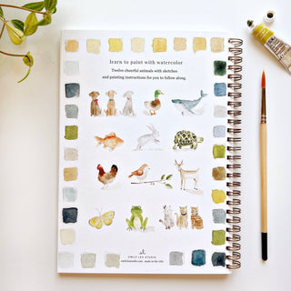 Animals Watercolor Workbook - JSQ Mercantile