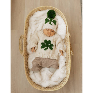 ☘️ St Patrick’s Day Irish Shamrock Baby & Toddler Sweater