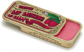 Lip Licking Lip Balm in a Vintage Themed Tin